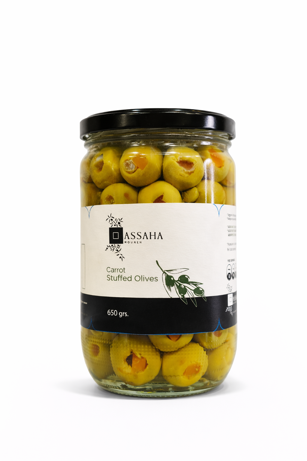Olive زيتون محشي جزر 580غ